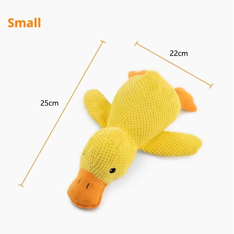 Jouet Peluche Canard pour Chien — Anti-Ennui & Compagnon Doux