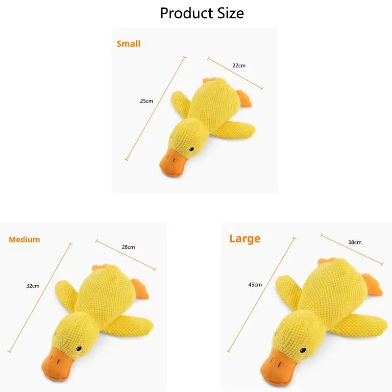 Jouet Peluche Canard pour Chien — Anti-Ennui & Compagnon Doux