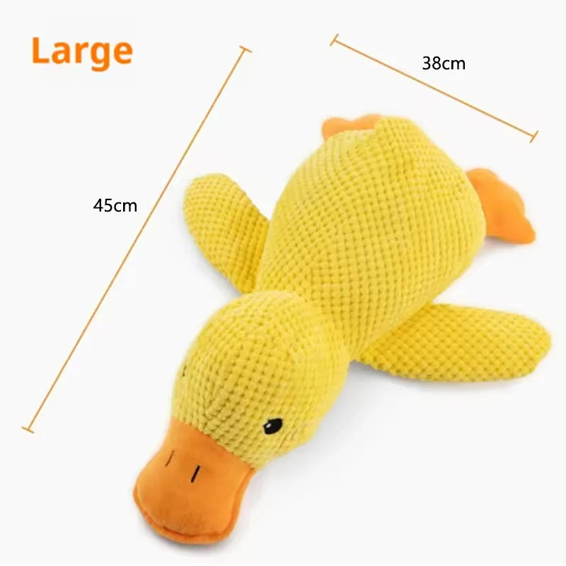 Jouet Peluche Canard pour Chien — Anti-Ennui & Compagnon Doux