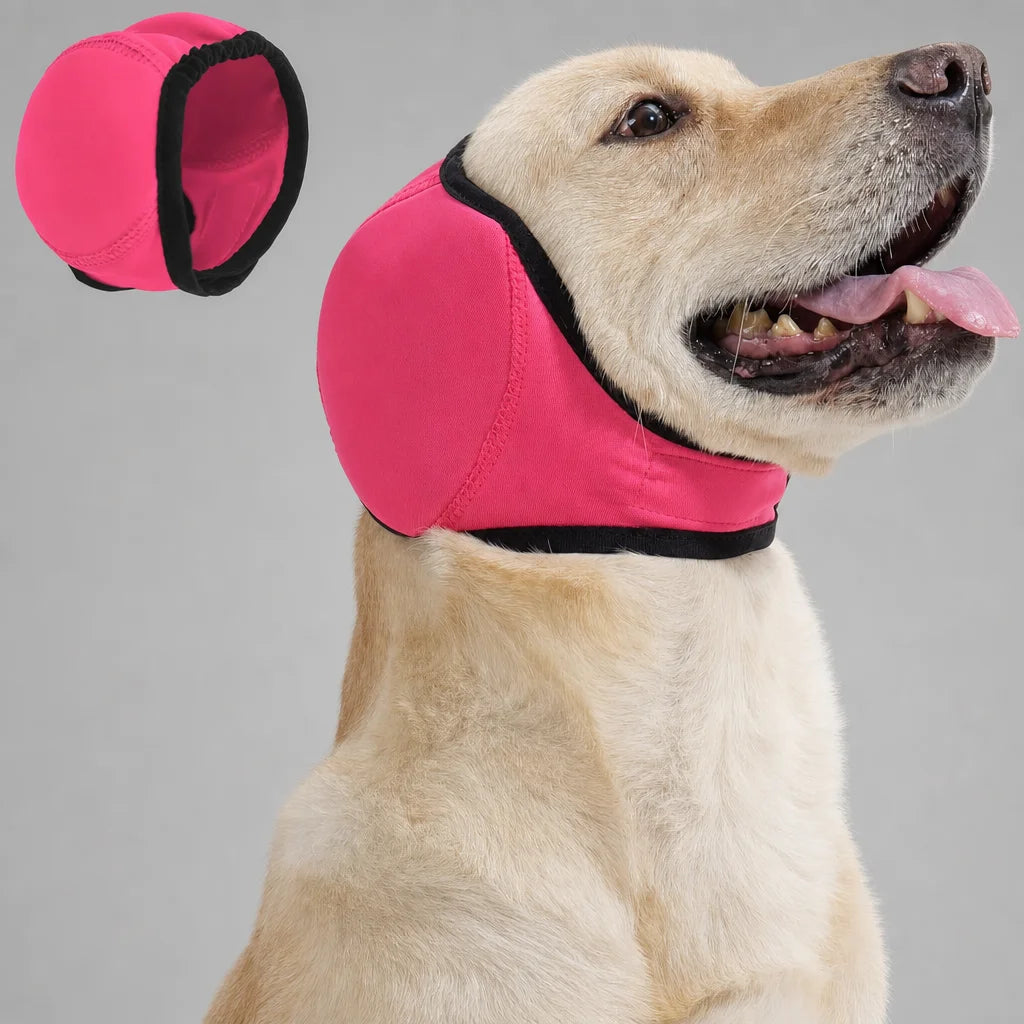 Cagoule Anti-Anxiété pour Chien — Apaisement & Protection Anti-Insectes