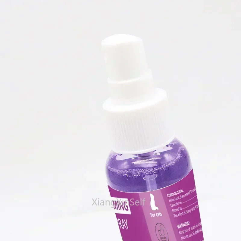 Spray Calmant aux Phéromones pour Chat — Anti-Stress & Apaisement 60ml
