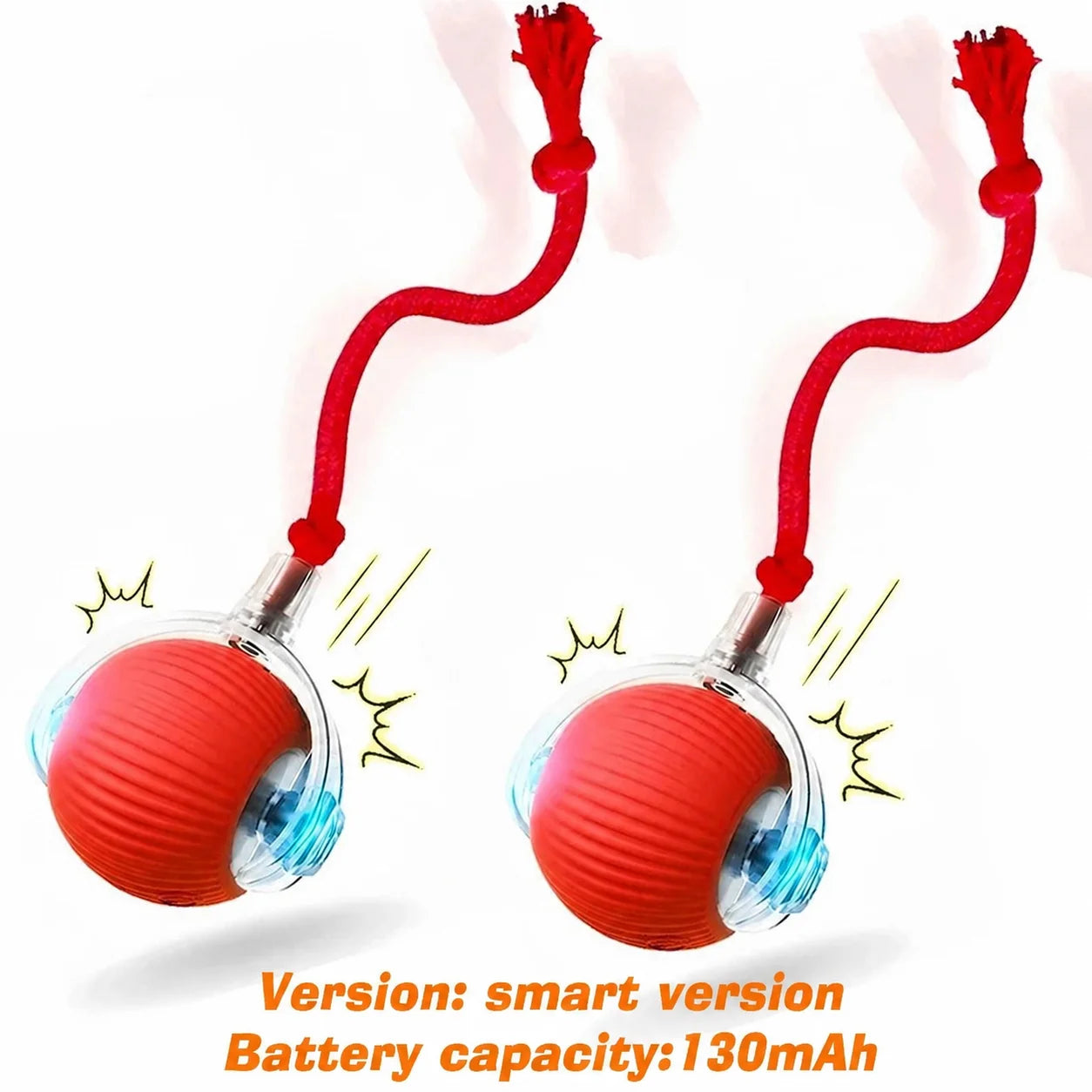Balle Interactive Automatique pour Chien — Rechargeable USB