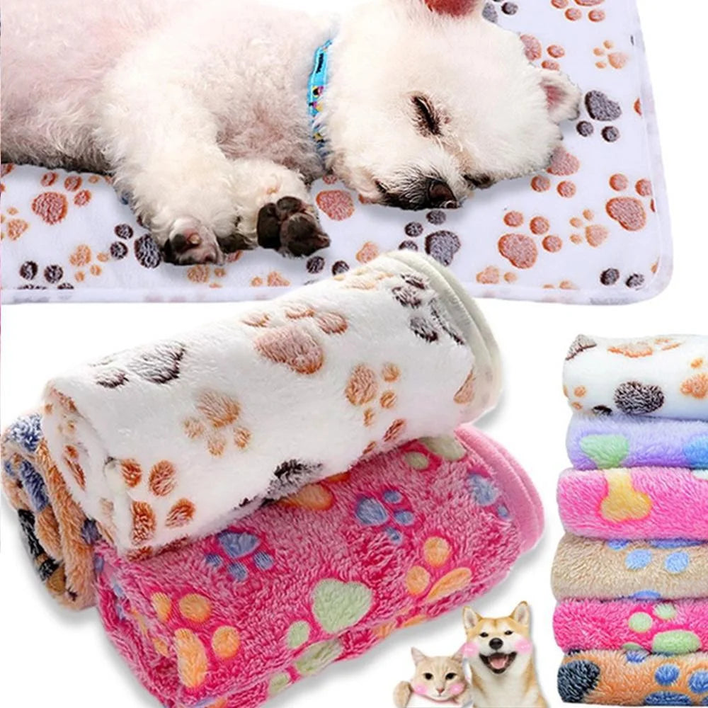 Couverture Douce & Moelleuse pour Chat et Chien — Motif Dessin Animé