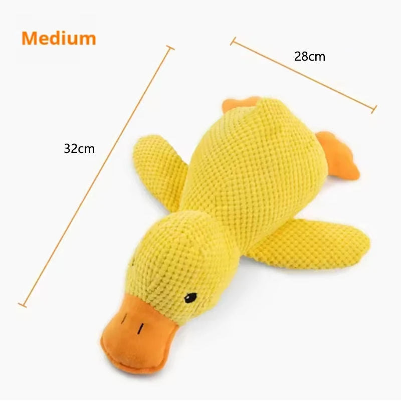 Jouet Peluche Canard pour Chien — Anti-Ennui & Compagnon Doux