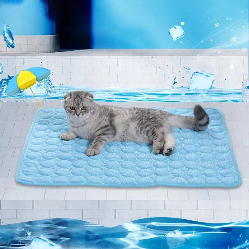 Tapis Rafraîchissant pour Chat et Chien — Coussin de Glace Anti-Chaleur