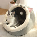 Lit Grotte Apaisant pour Chat et Petit Chien — Pliable & Lavable