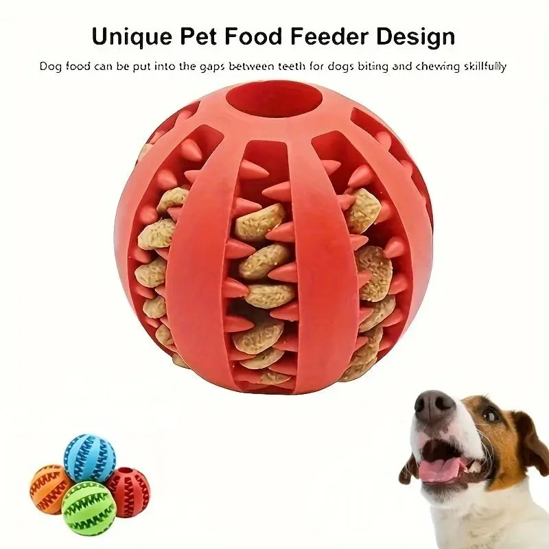 Balle Jouet pour Chien — Distributrice de Friandises & Nettoyage des Dents
