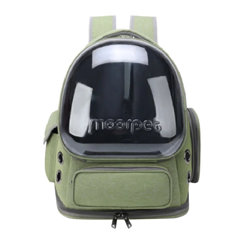Sac à Dos Transport Transparent pour Chat et Petit Chien — Respirant & Confortable